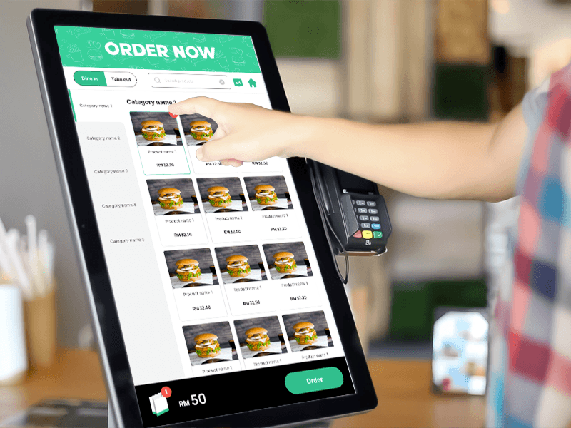 Kiosk Ordering with OrderX POS