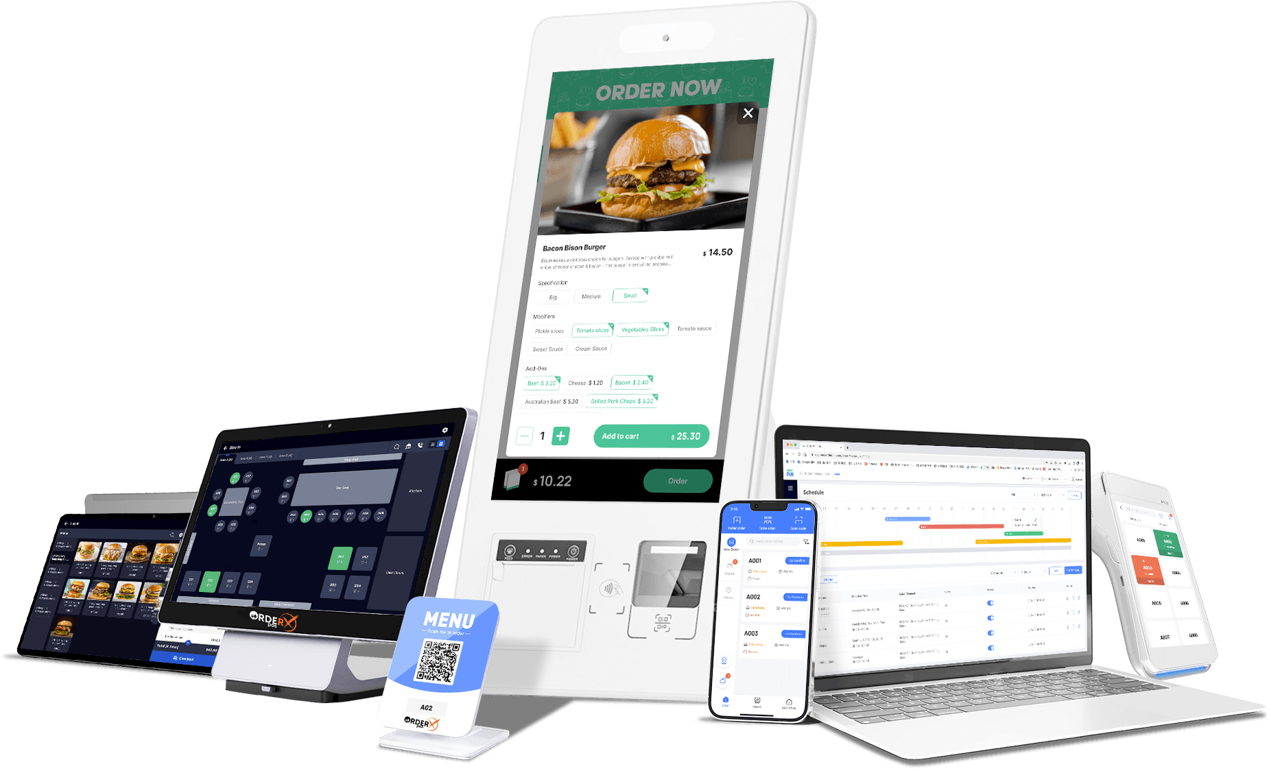 OrderX POS complete hardware and software suite