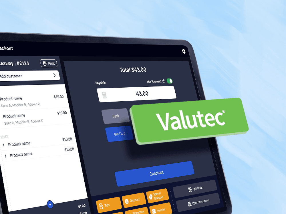 Giftcards integrations with OrderX POS